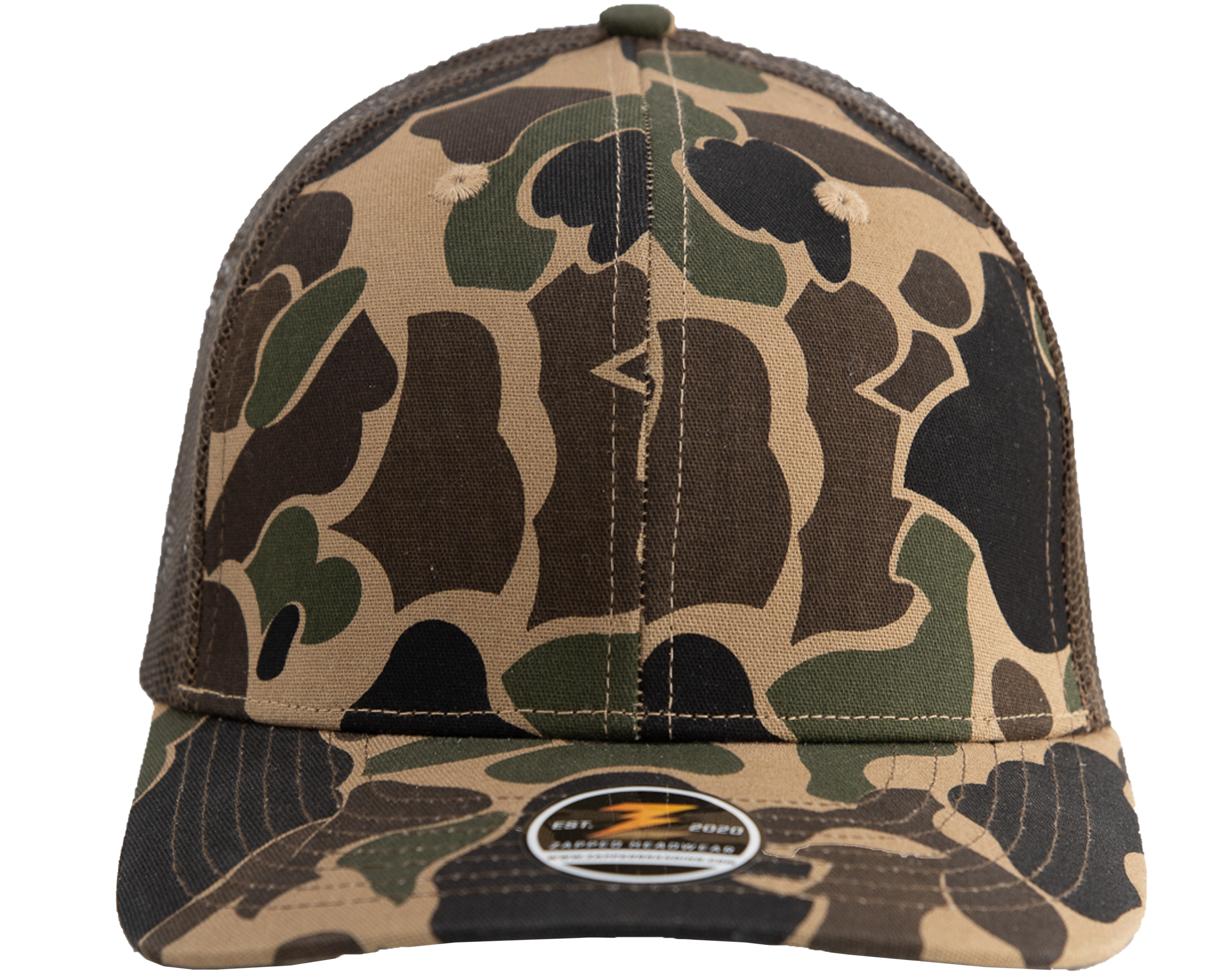 Warrior Camo- Old school camo- Duck camo- Snapback- hunting hats- custom hats- blank hats - leather patch hats
