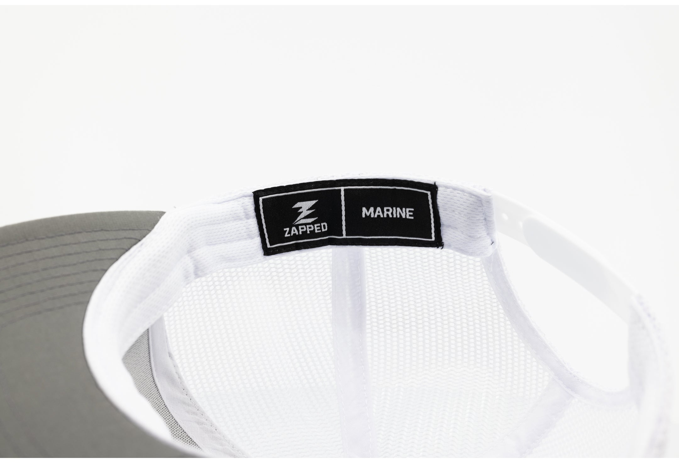 Custom Hat MARINE-Water Repellent hat-Zapped Headwear-Perforated sport sweatband-Zapped Headwear