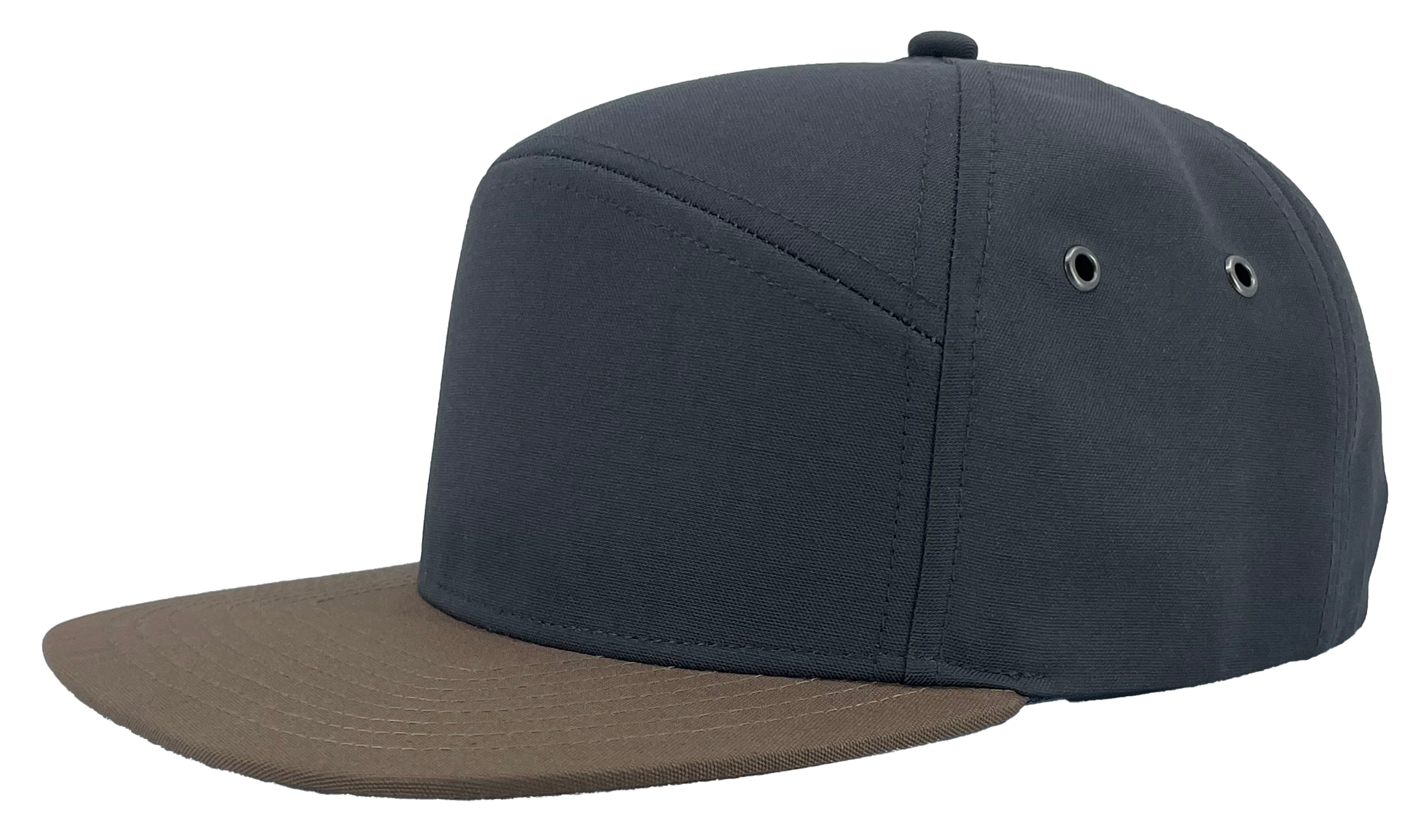 Custom Hat Gunny Charcoal Grey Brown