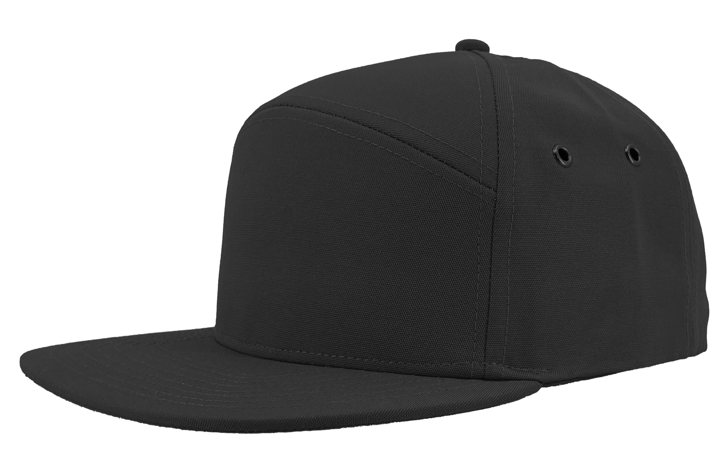 Custom Hat Gunny Black Slant View