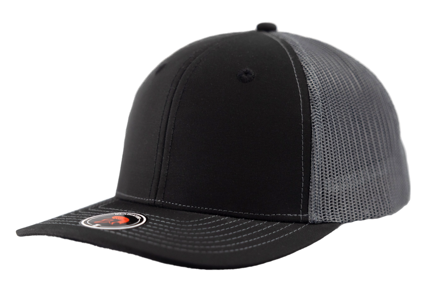 Gladiator-Custom Hat Water Repellent hat-Zapped Headwear-Charcoal-Black-Snapback-Custom hat-Zapped Headwear