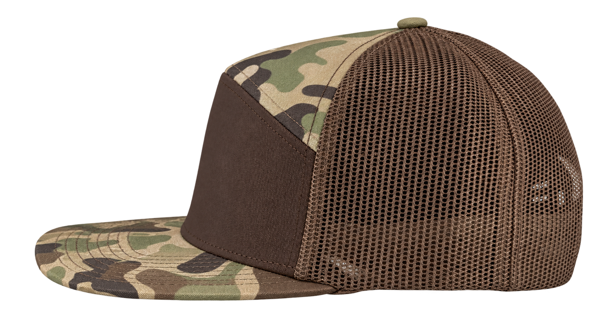 cobra 7 panel multicam snapback hat