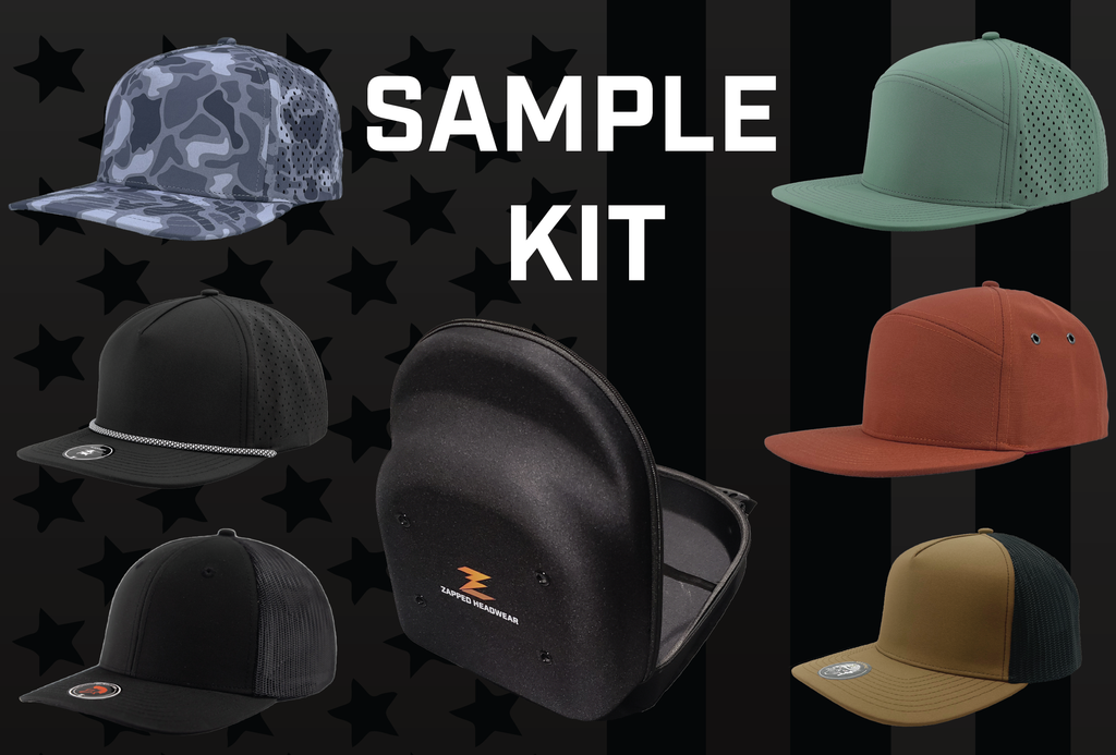 Zapped Headwear Hat Sample Kit