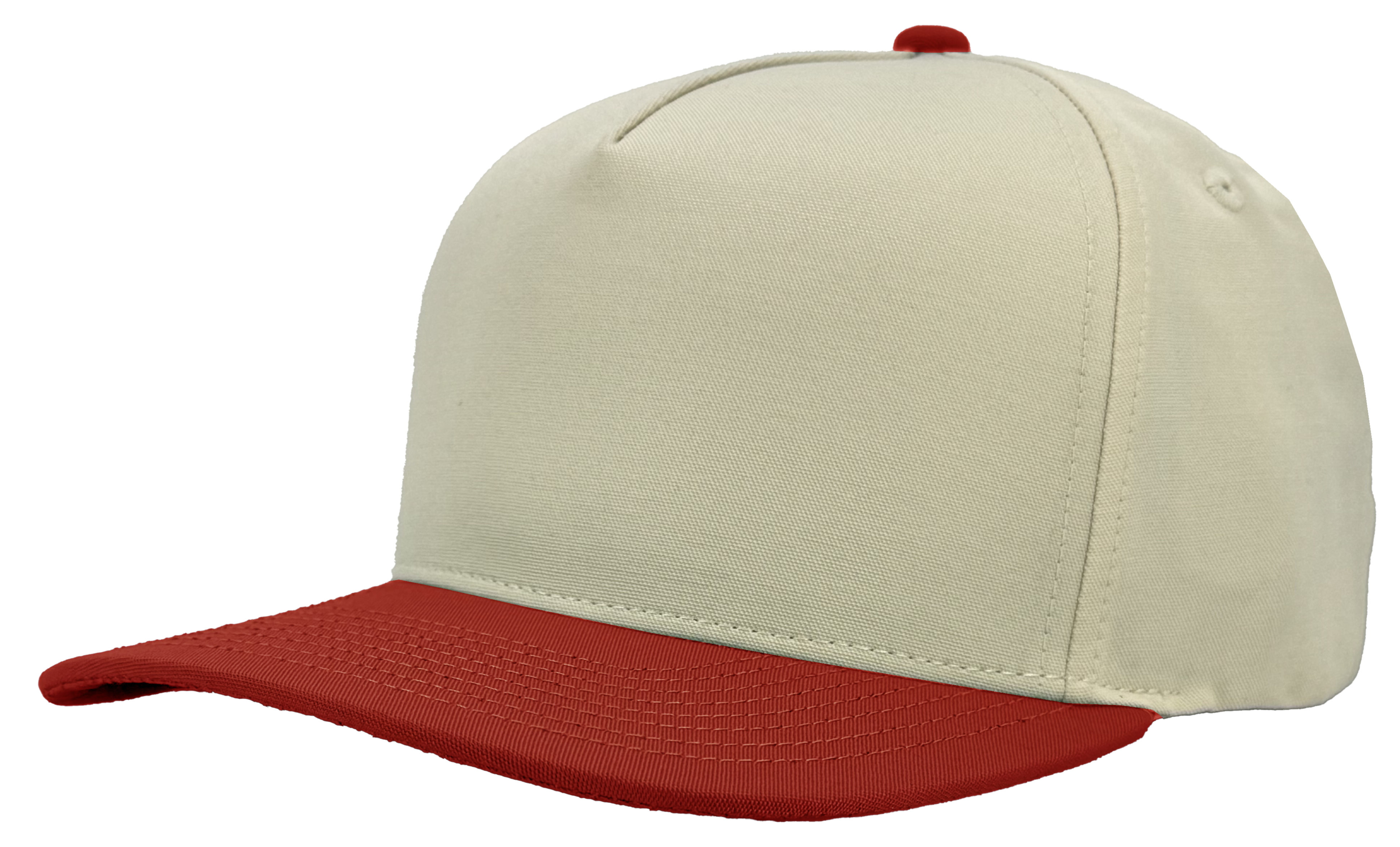 patriot 5 panel vintage hat white red