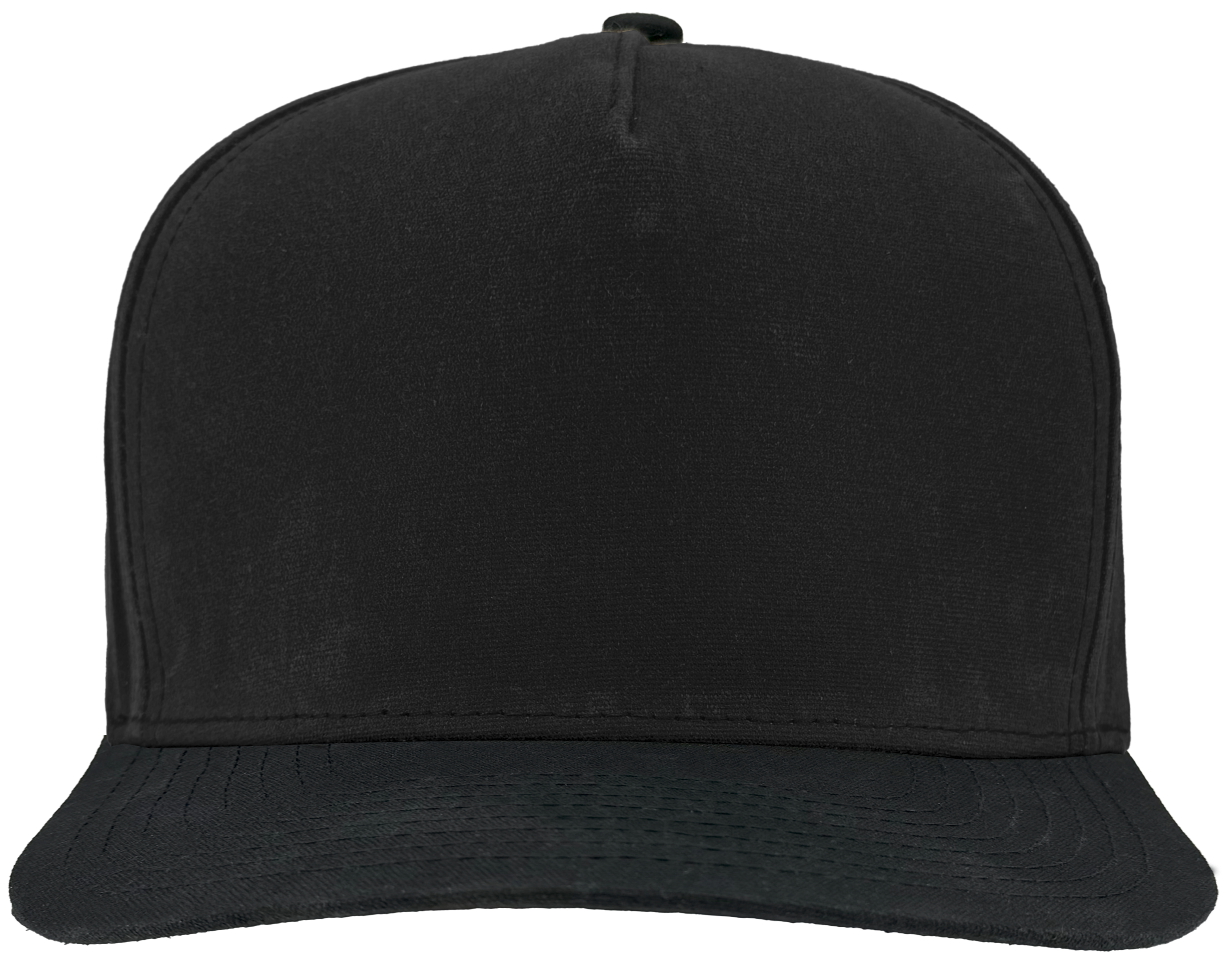 Custom Hat black waxed patriot front