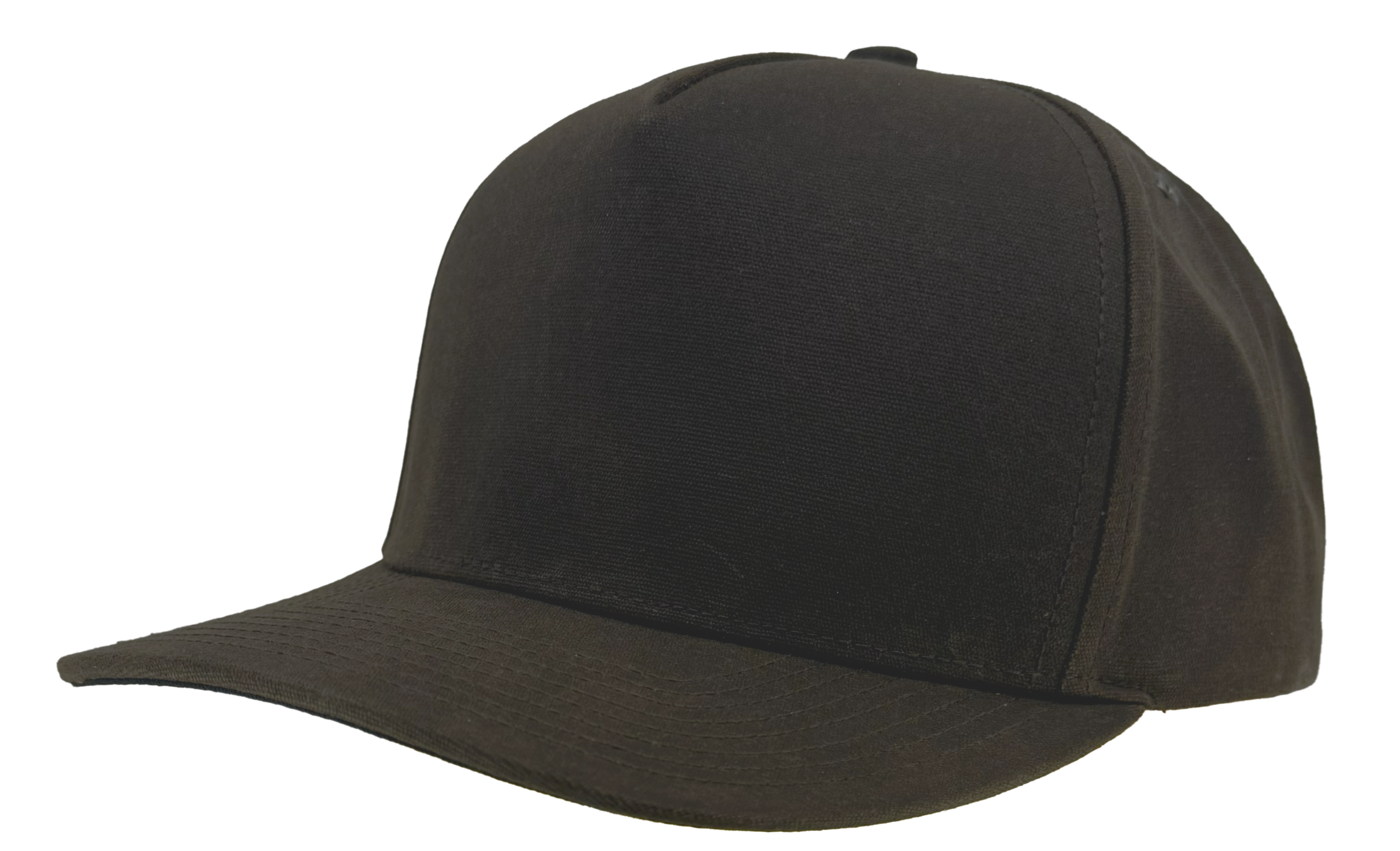 Custom Hat brown waxed patriot front side