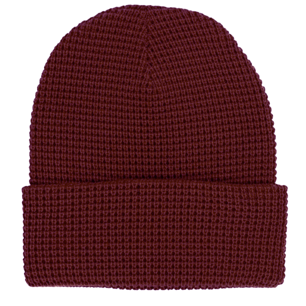 Waffle Beanie with custom patch