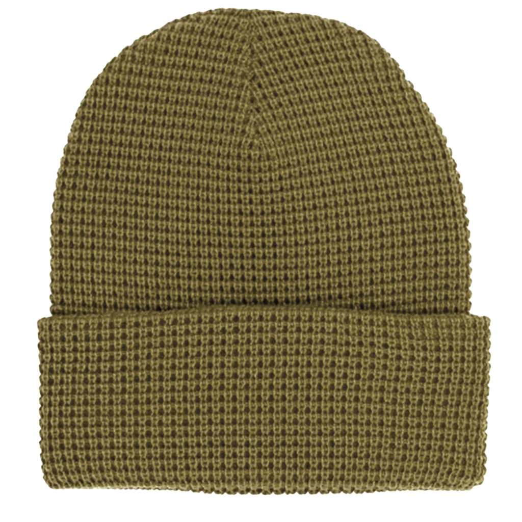 Waffle Beanie with custom patch