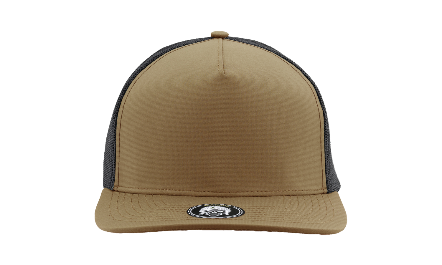 Custom Hat Marine Caramel Black Front