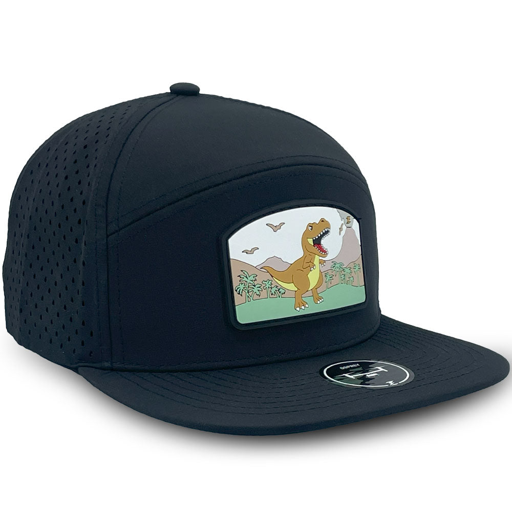 Zapped Headwear Sombrero juvenil Osprey Premium de 7 paneles - Dinosaurio T-Rex