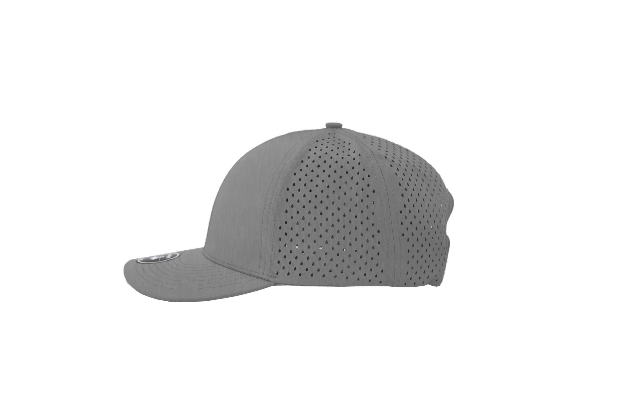 heather grey side view apache hat