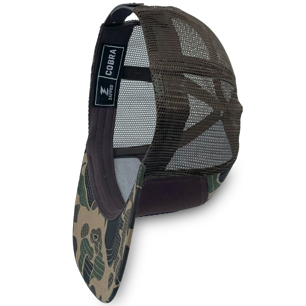 Zapped Headwear Cobra Premium Hunting Hat - Ducks and Dog