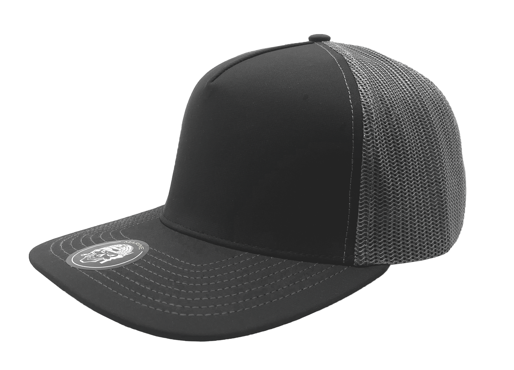 Custom Hat Marine Black Charcoal