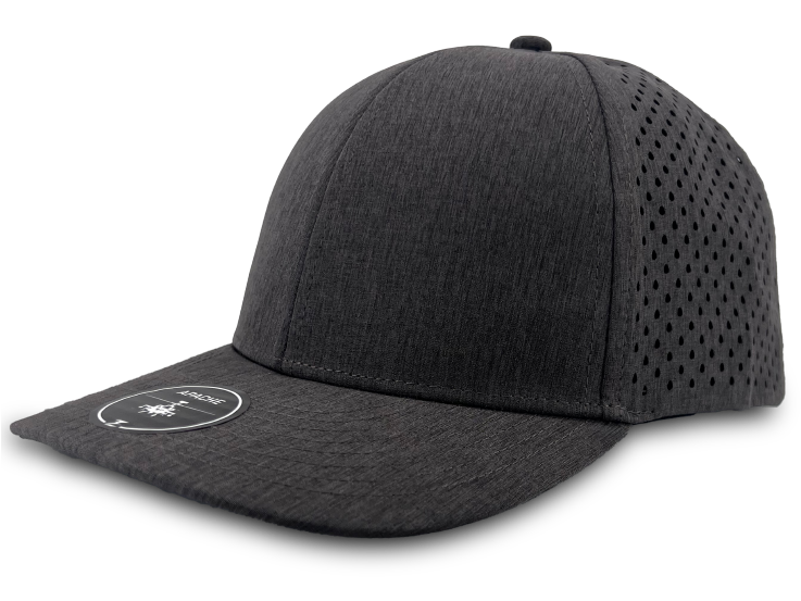 graphite front side view apache snapback hat