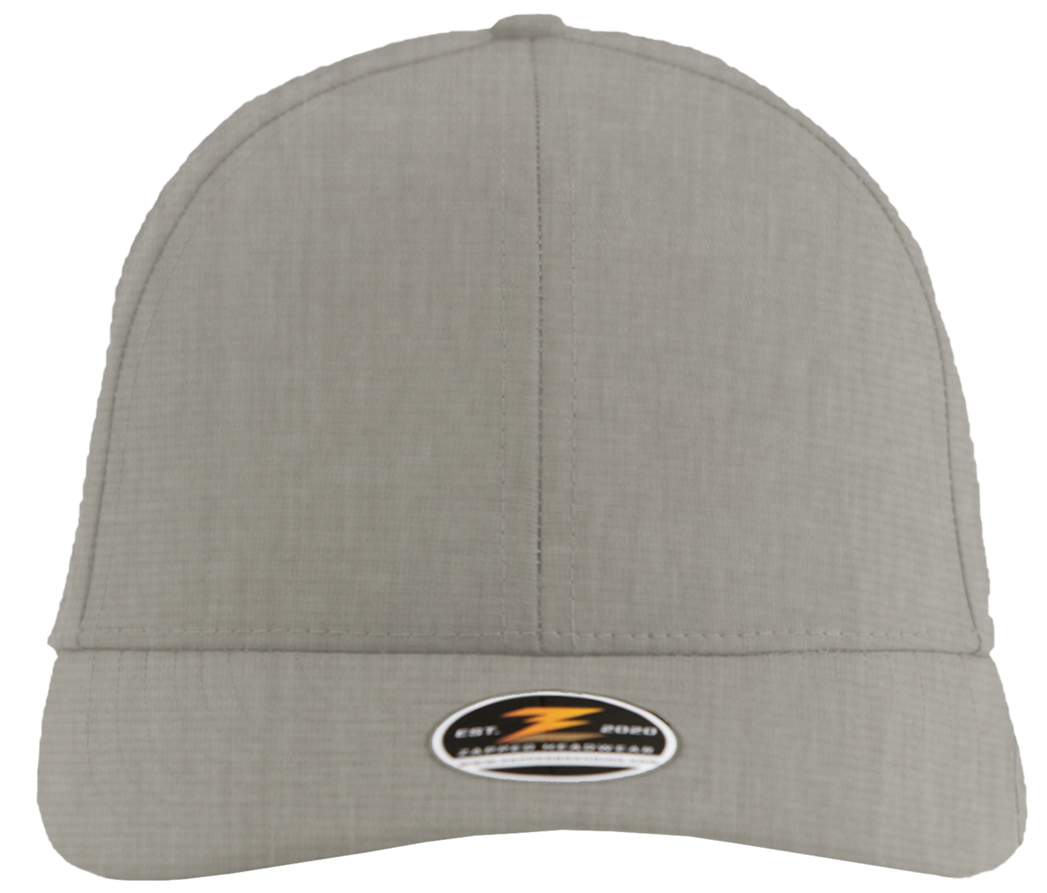 apache heather grey 6 panel snapback hat