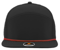 Osprey black with red rope