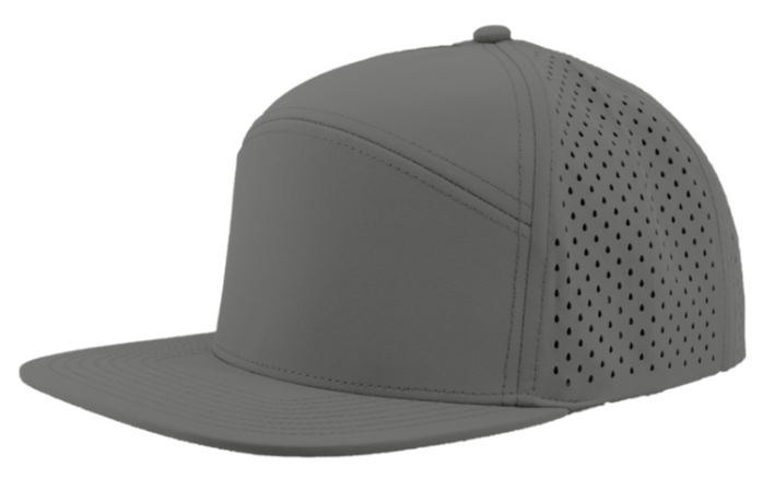 Grey Custom Hat osprey xl snapback 7 panel hat