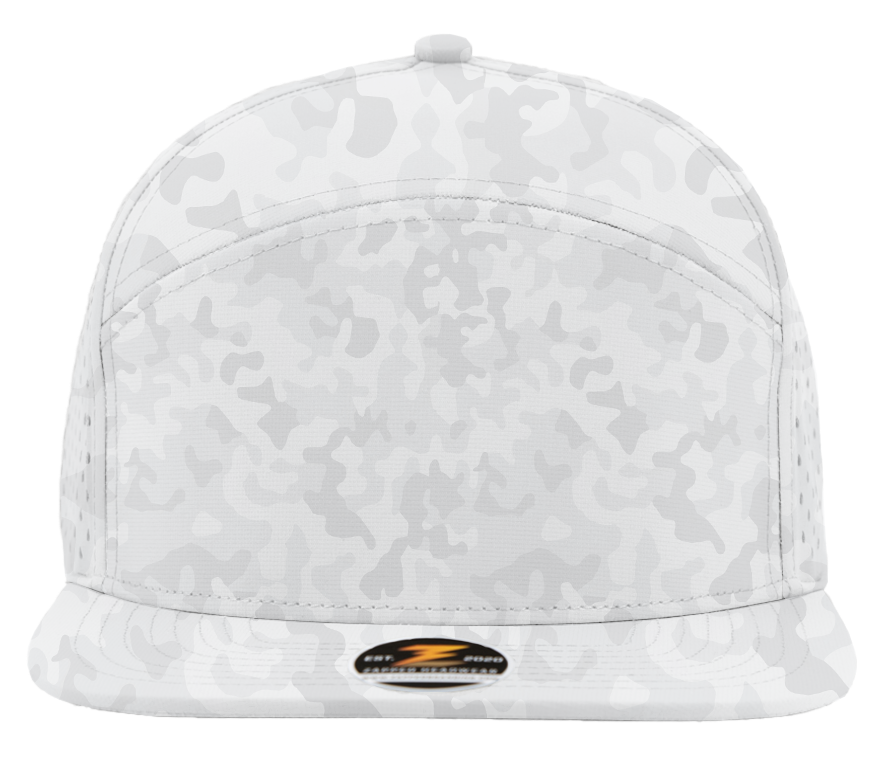 Custom Hat Snow Camo