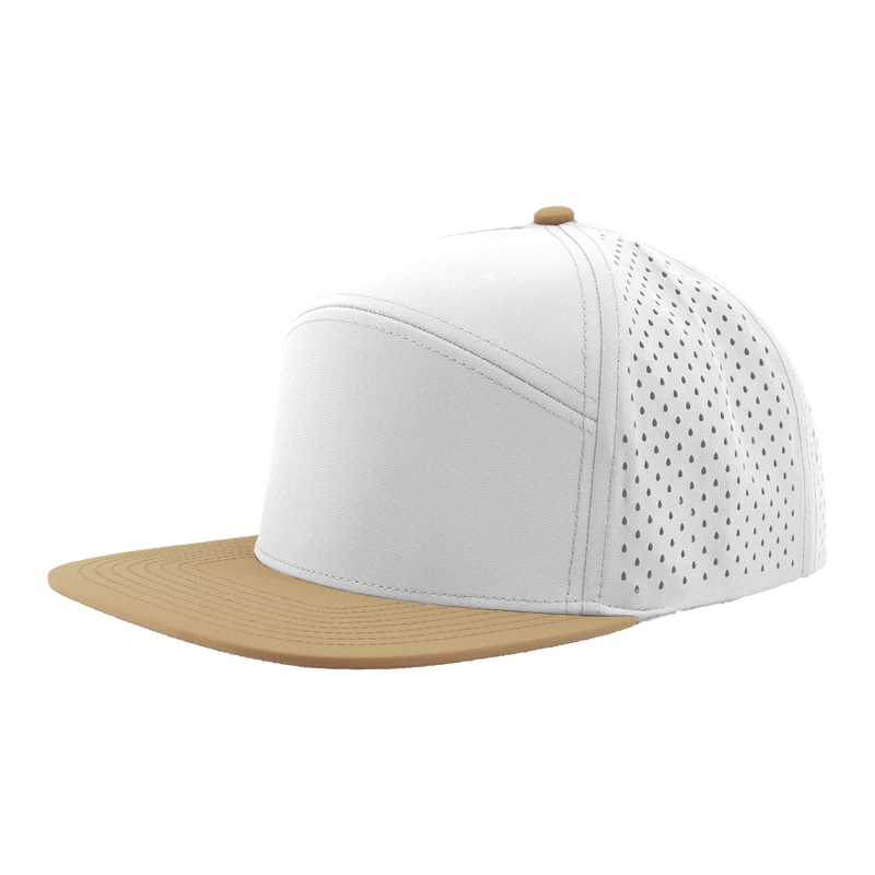 Custom Hat Osprey Khaki White Slant View
