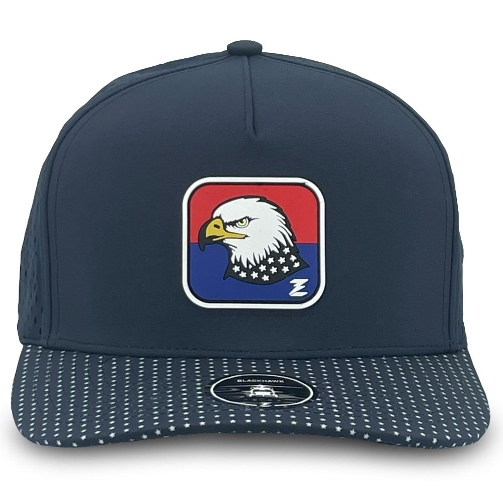 Zapped Headwear Blackhawk Premium 5-Panel Hat - Patriotic Eagle