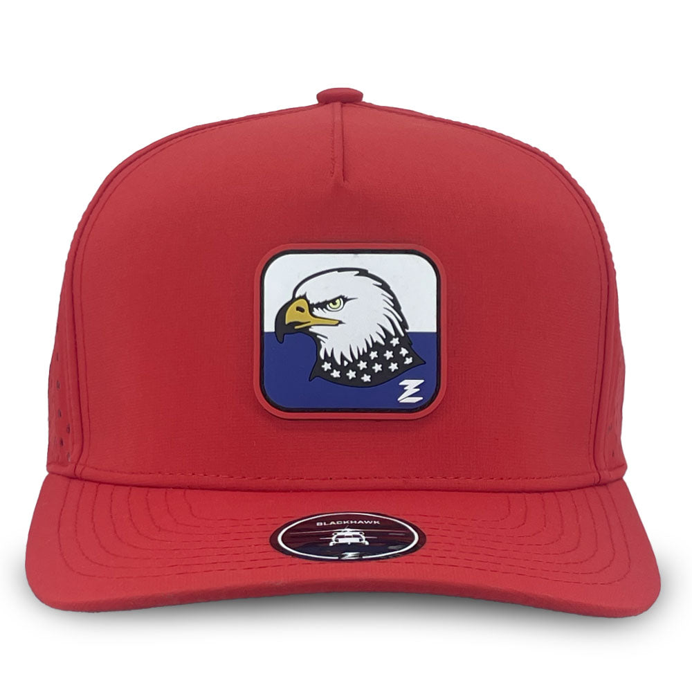 Zapped Headwear Blackhawk Premium 5-Panel Hat - Patriotic Eagle