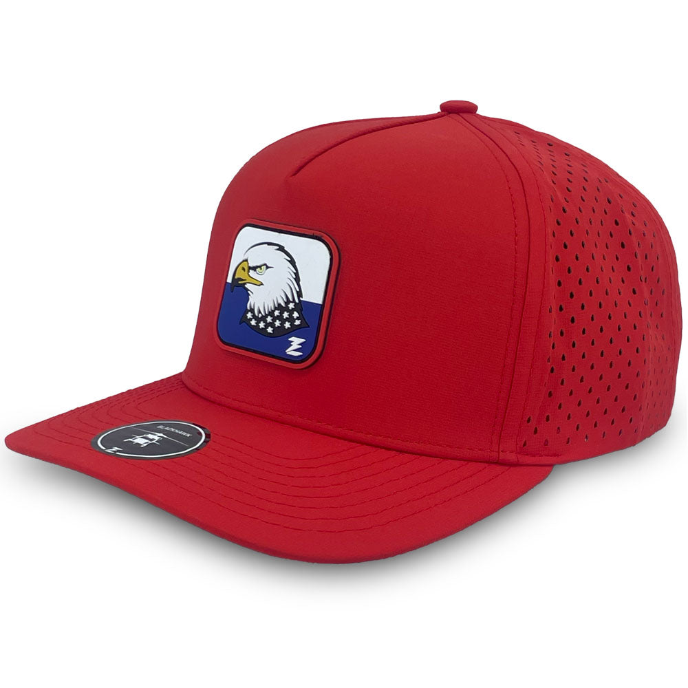 Zapped Headwear Blackhawk Premium Sombrero de 5 paneles - Águila patriótica