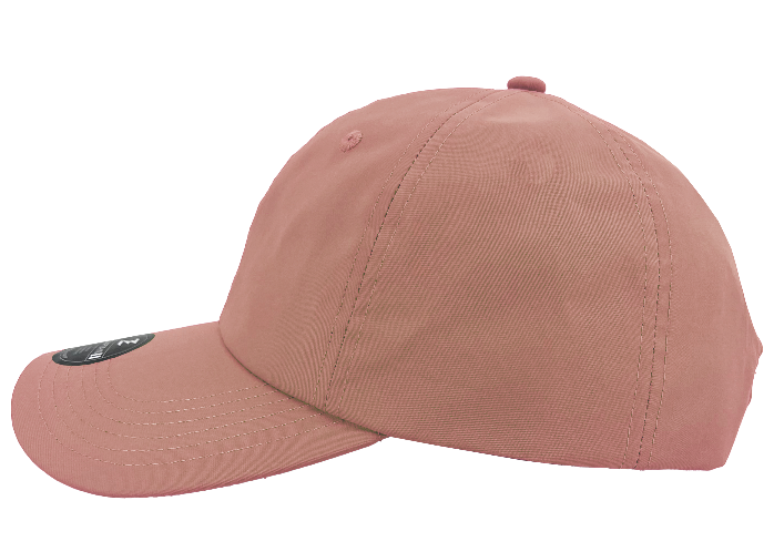 captain unstructured dad hat rose pink