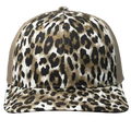leopard snapback trucker hat