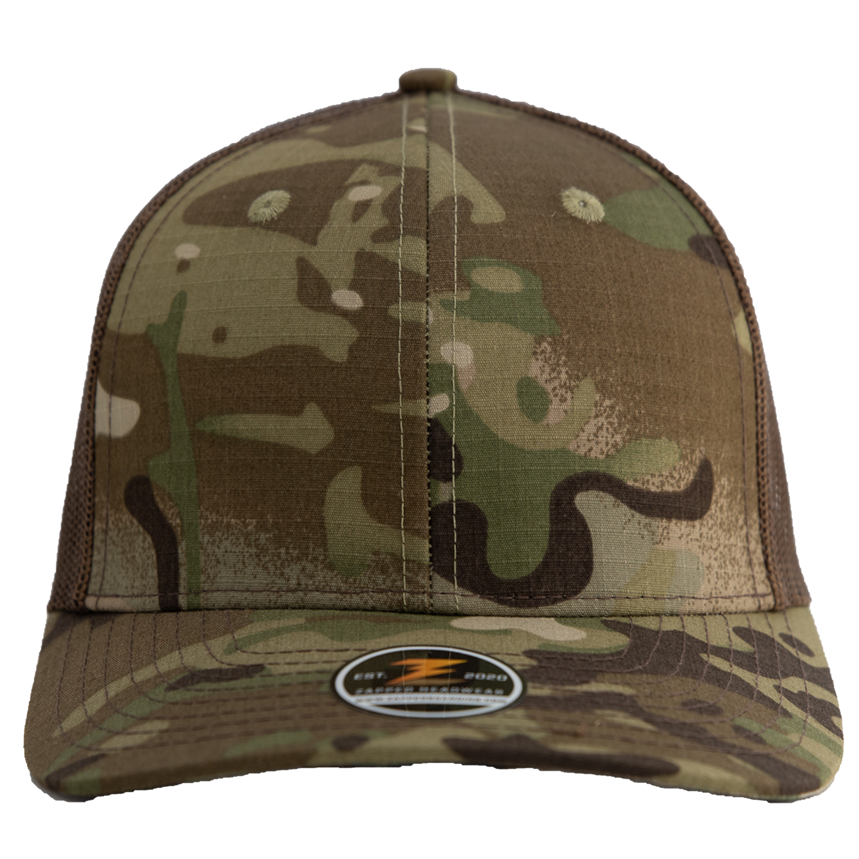 multicam snapback trucker hat