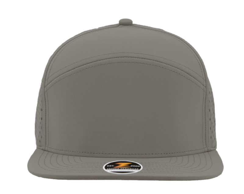Grey youth osprey 7 panel snapback hat