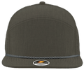 Osprey Graphite Grey chainlink rope brim snapback hat
