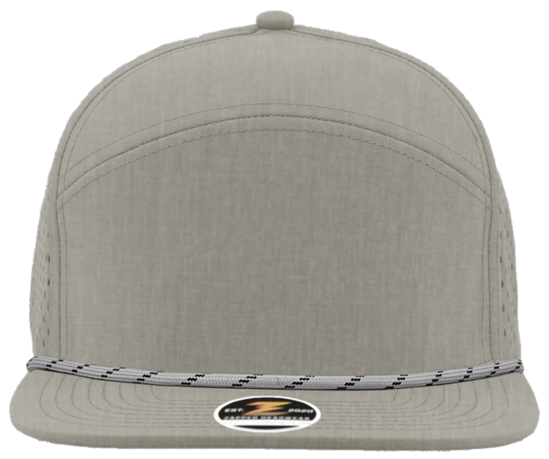Osprey Heather grey grey twisted rope brim snapback hat