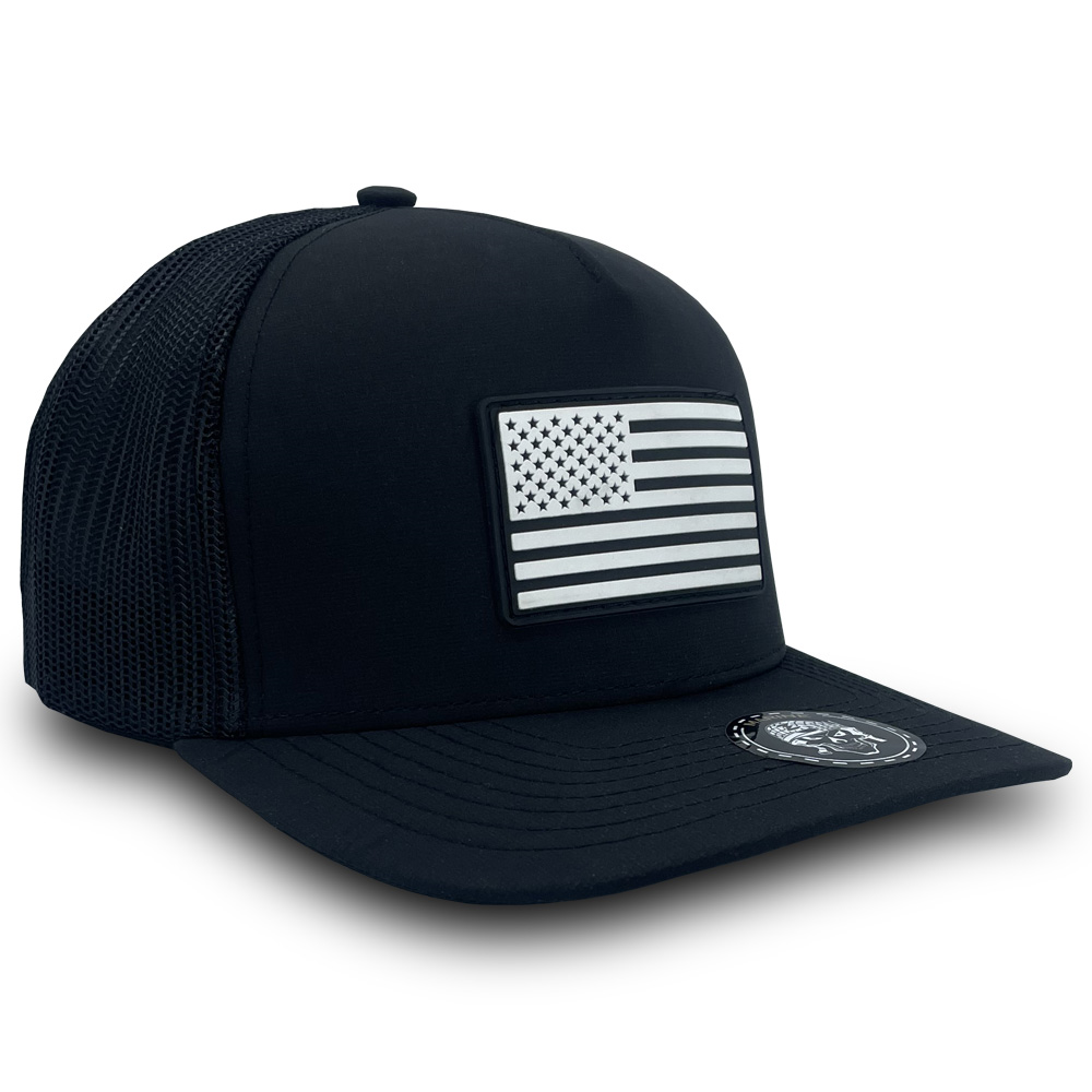 Zapped Headwear Marine Trucker Hat - Patriotic American Flag