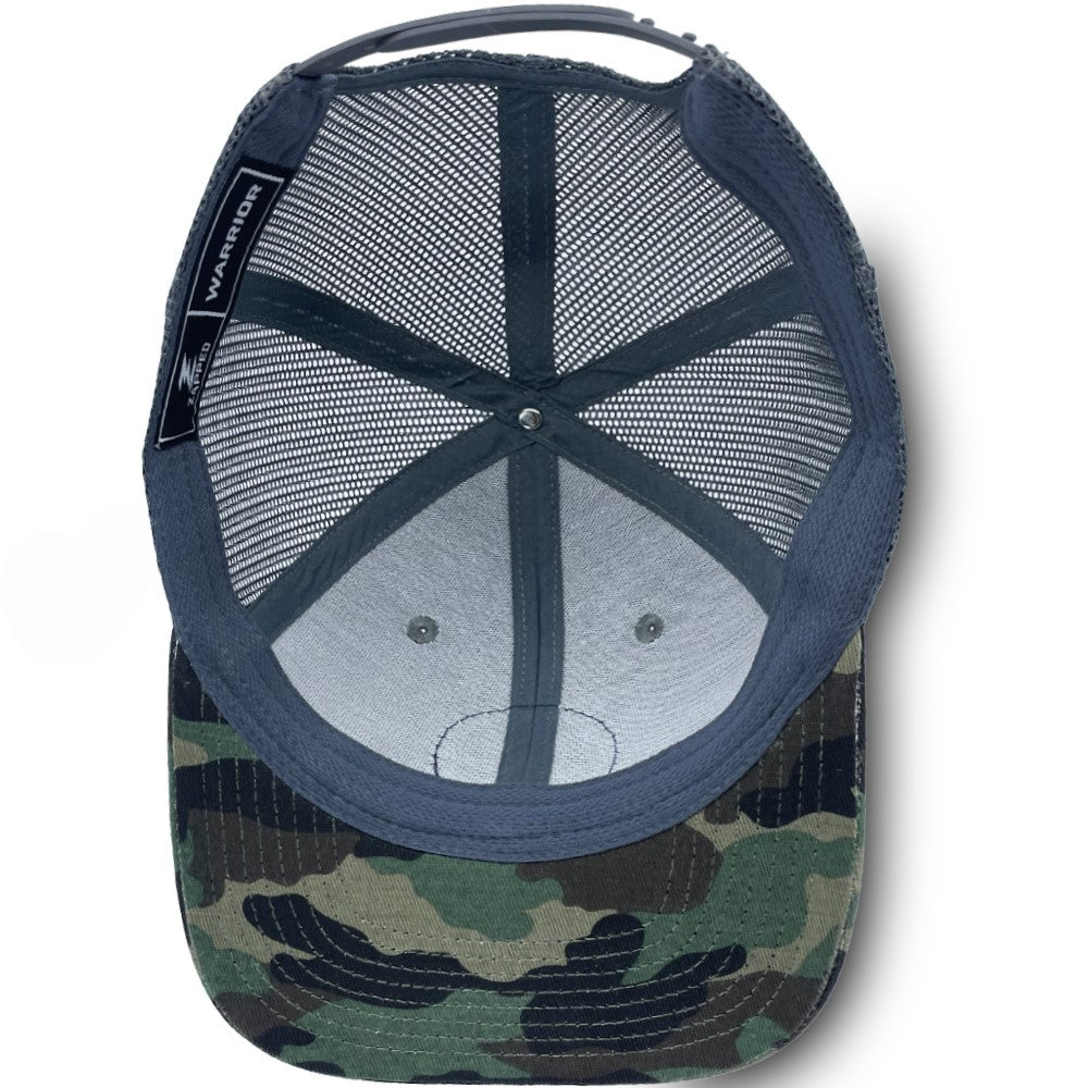 Zapped Headwear Warrior Trucker Hat - Tough Bear