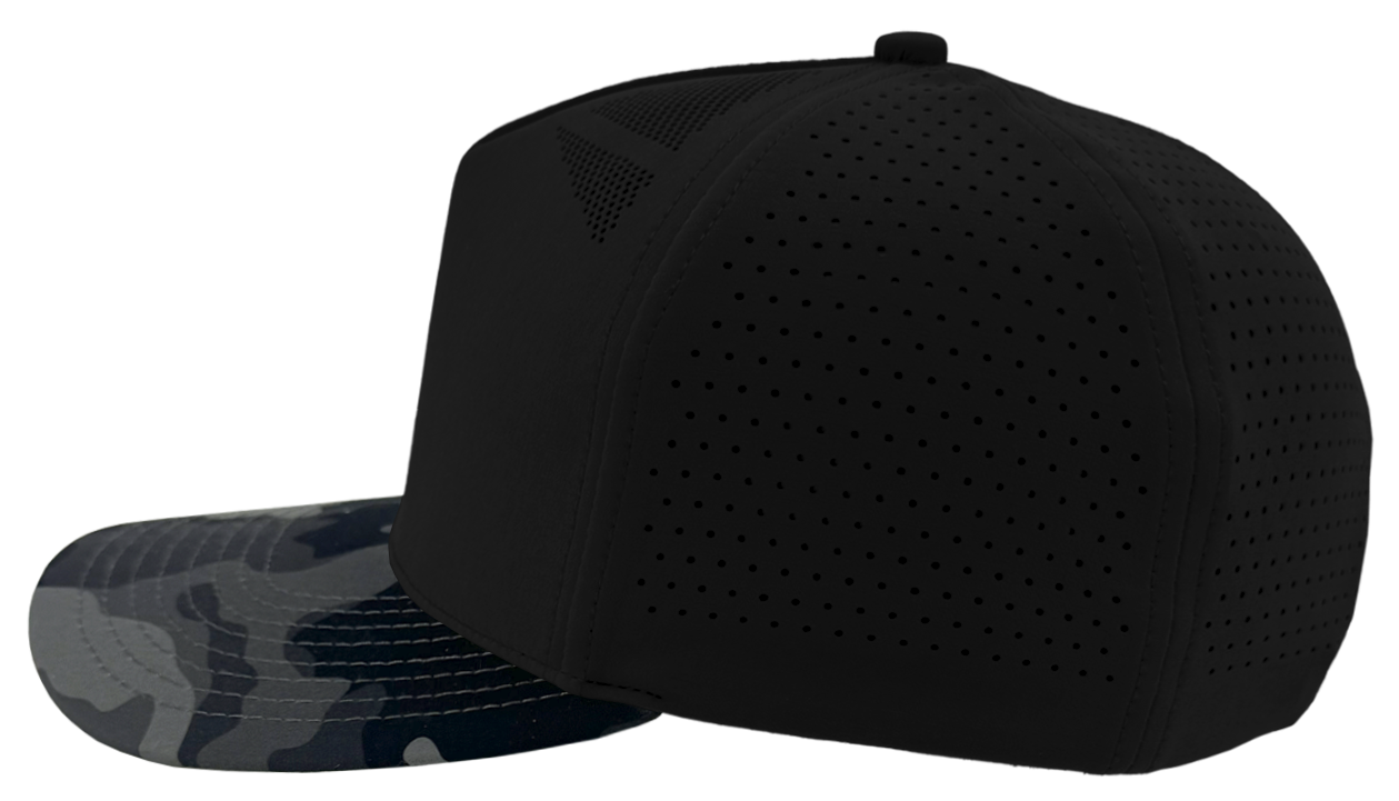 Blackhawk Elite black perforated flexfit hat