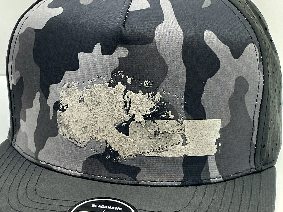 Blackhawk Black Camo with Patch Residue