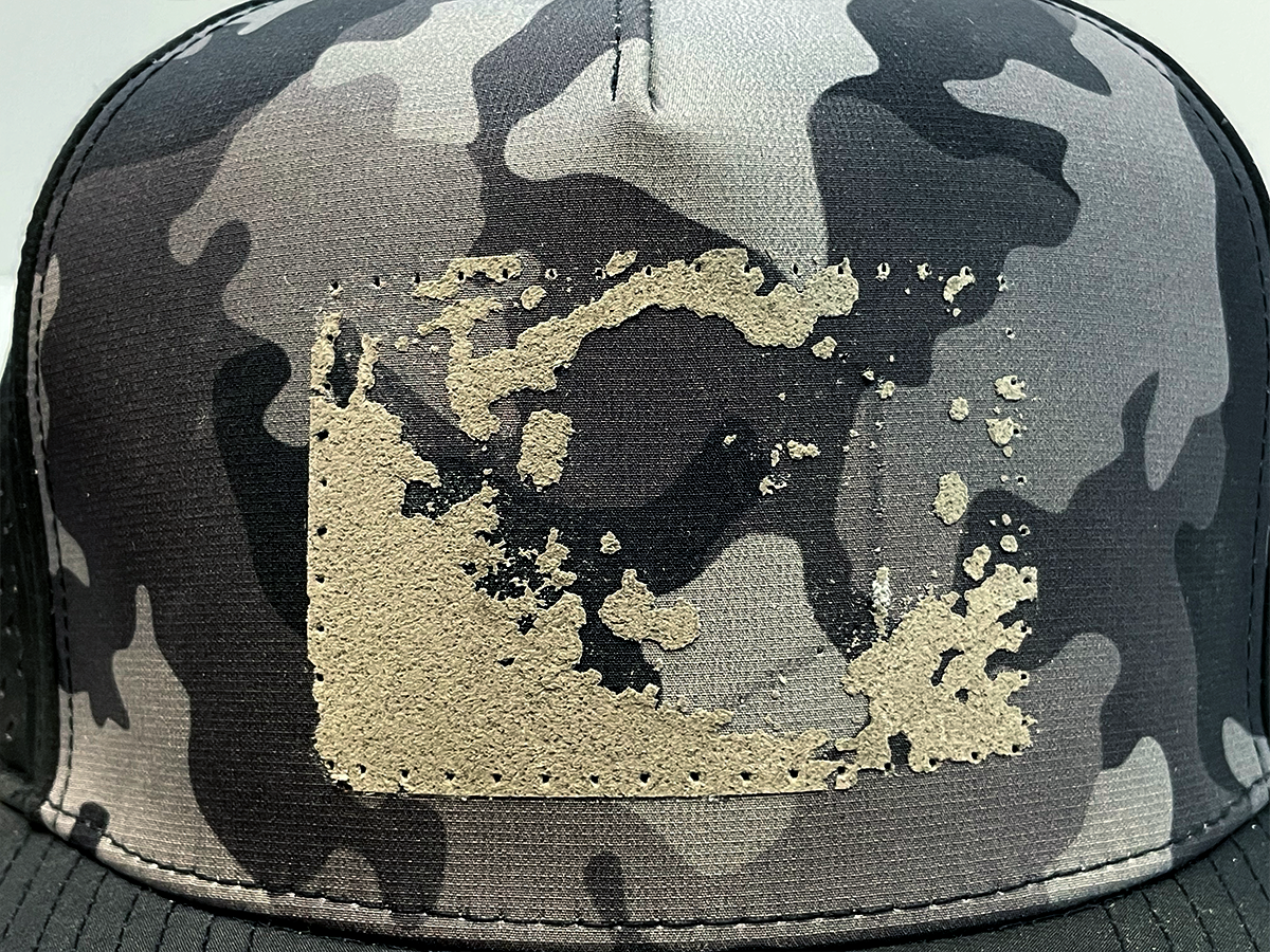 Blackhawk Black Camo with Patch Residue
