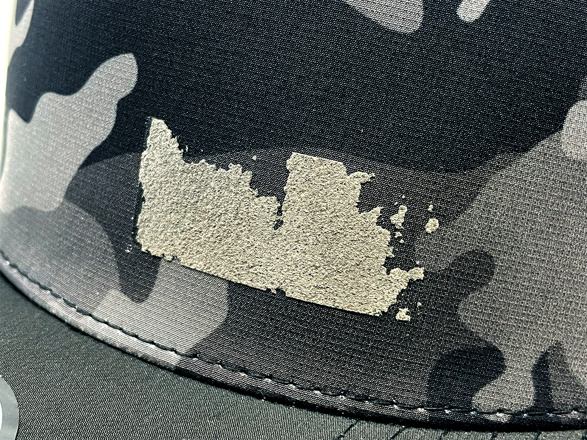 Blackhawk Black Camo with Patch Residue