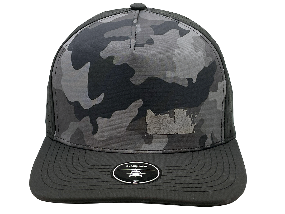 Blackhawk Black Camo with Patch Residue