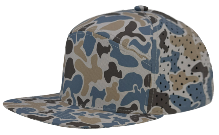 osprey land and sea camo 7 panel hat