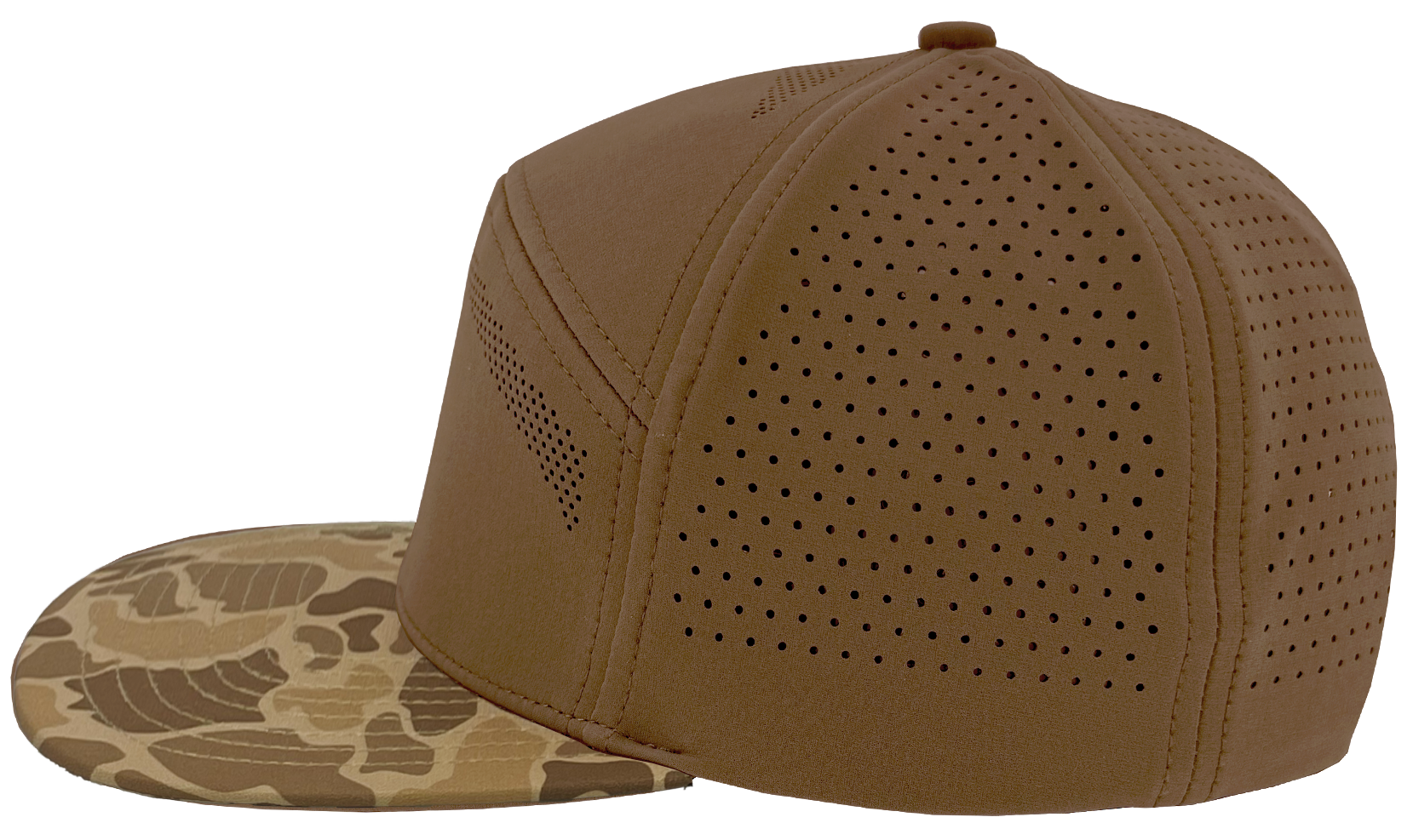 Osprey Elite Brown camo perforated flexfit hat
