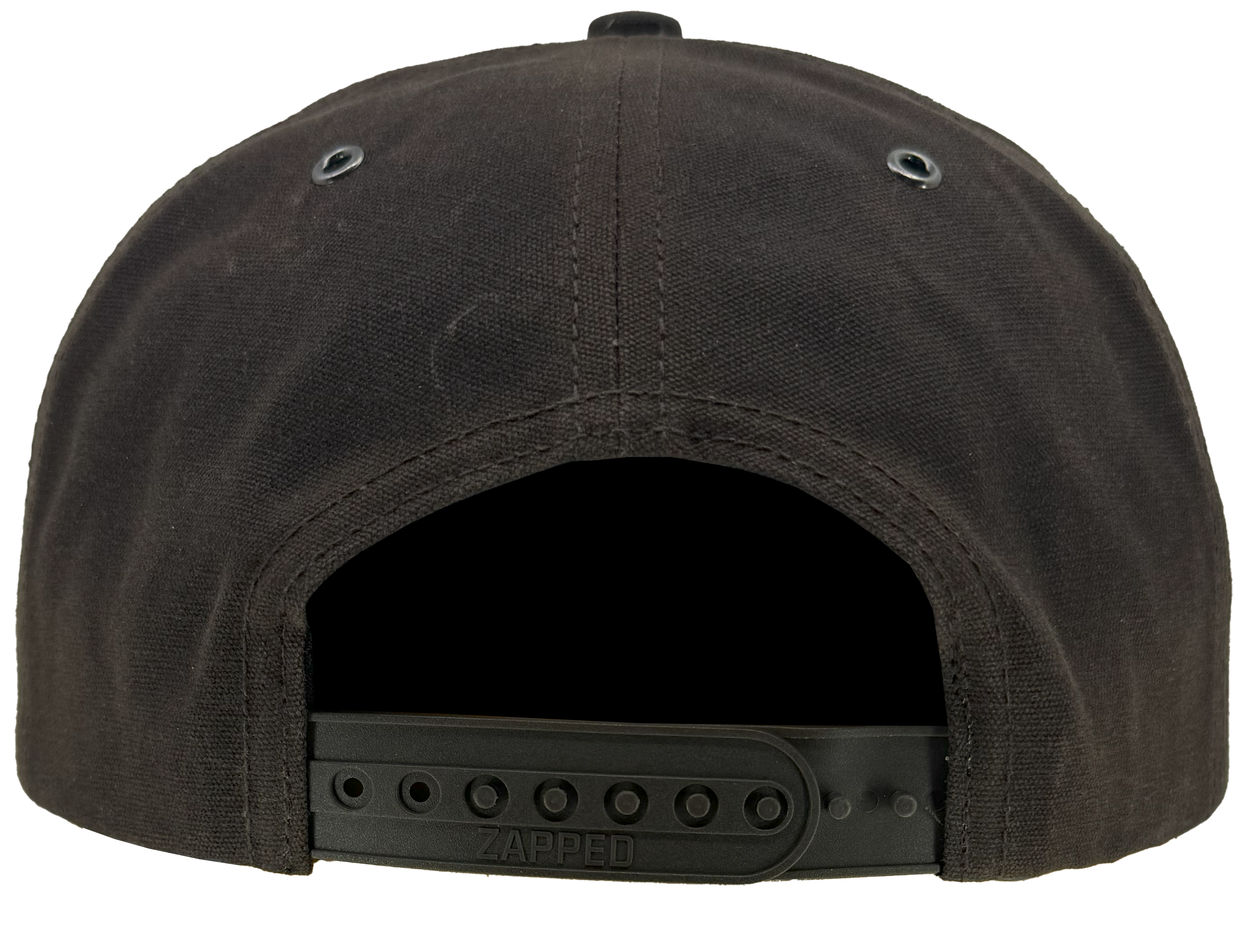 brown waxed patriot snapback