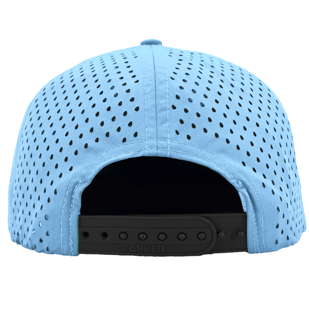 colombia blue zapped headwear snapback hat