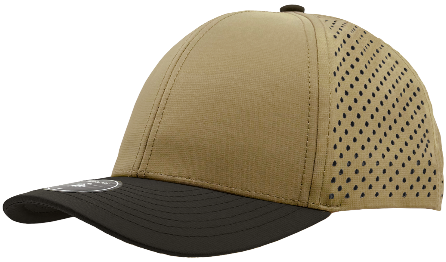 custom hat apache slant view khaki brown tan black
