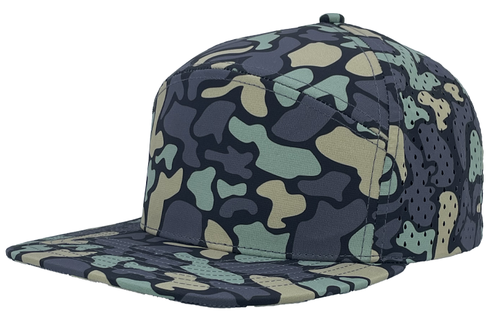 dino camo osprey hat custom hat slant view