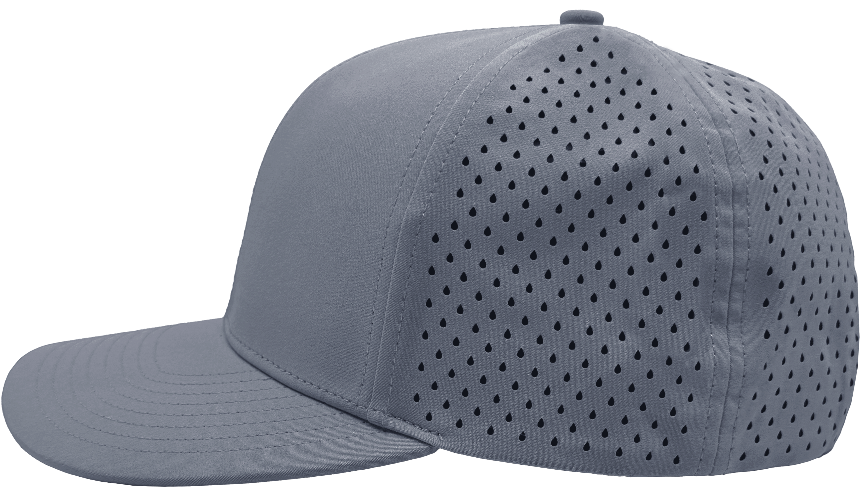 Custom hat 6 panel dusty blue