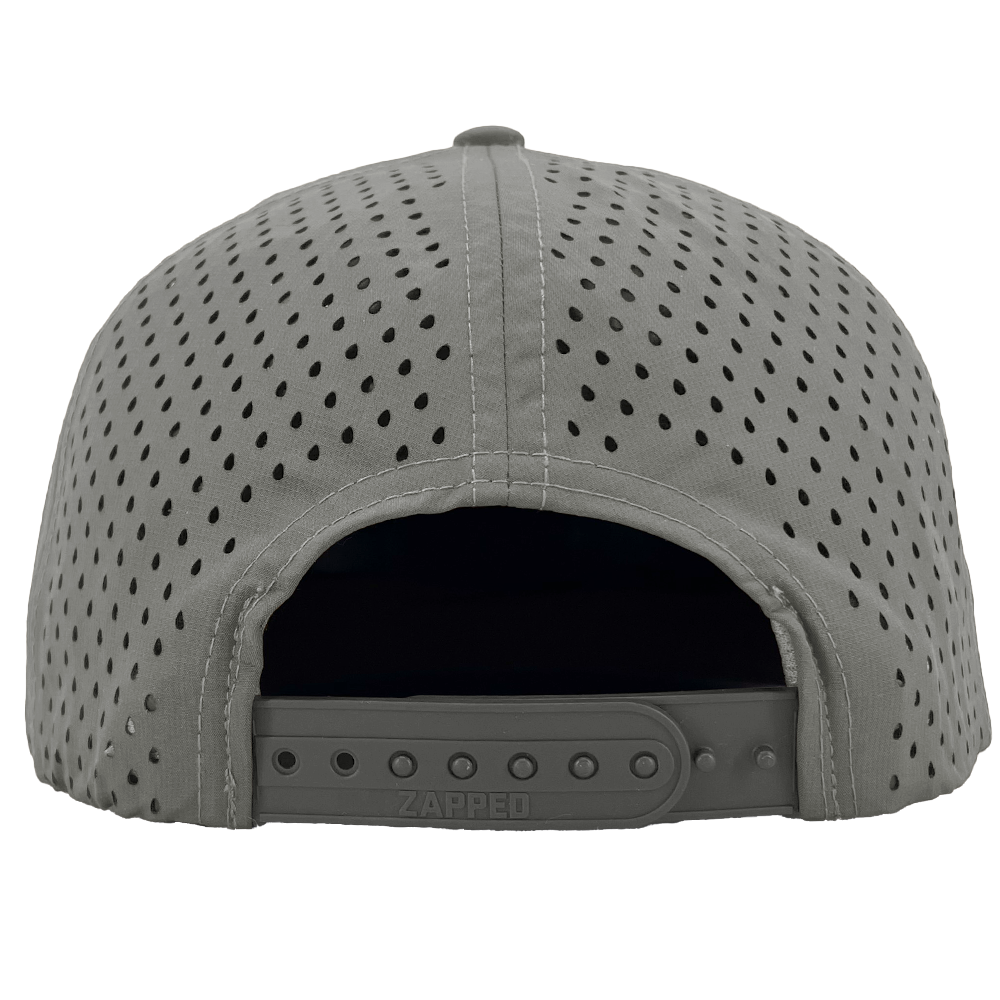 Custom hat for embroider 6 panel grey