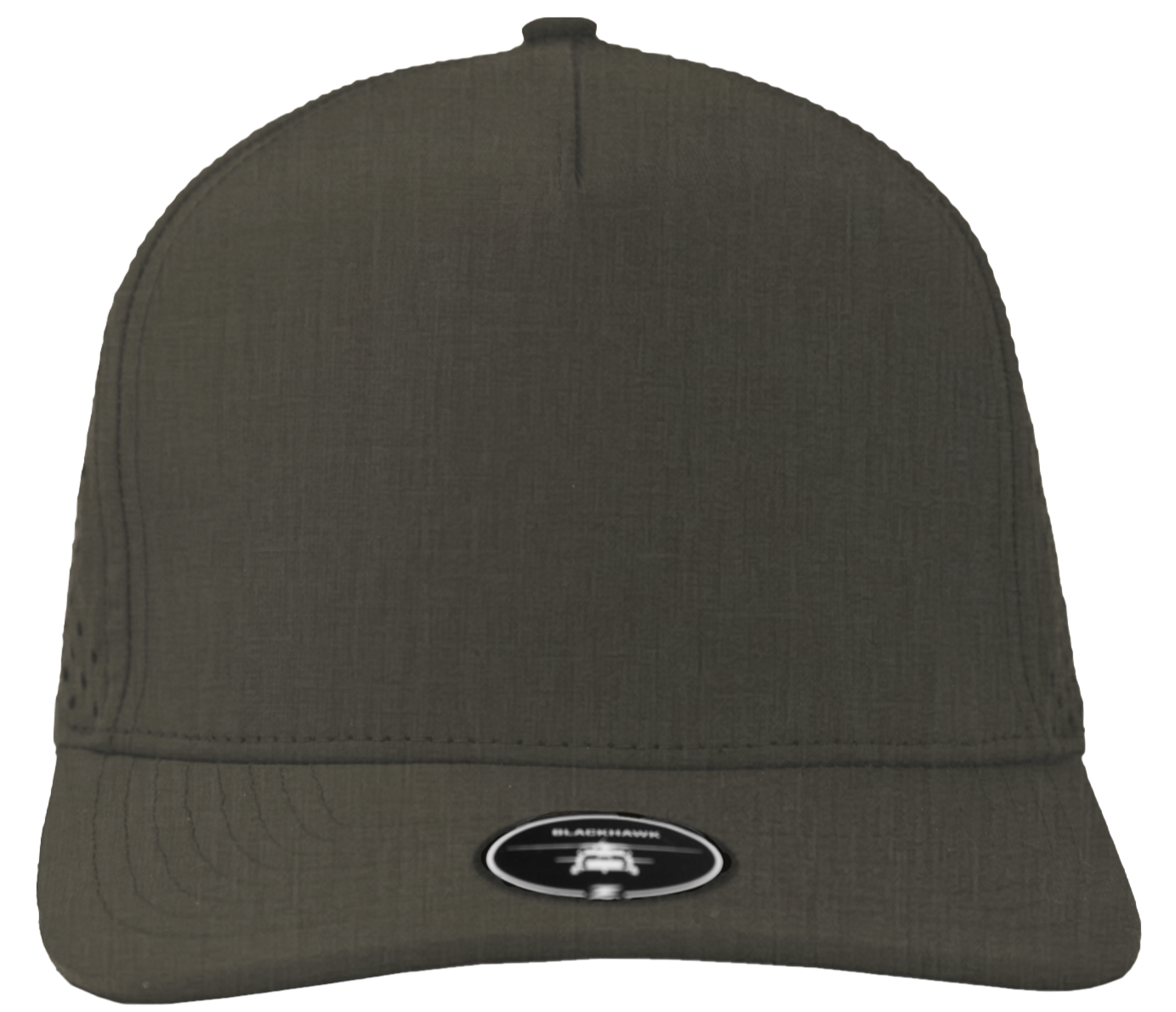 Blackhawk Graphite 5 panel snapback hat