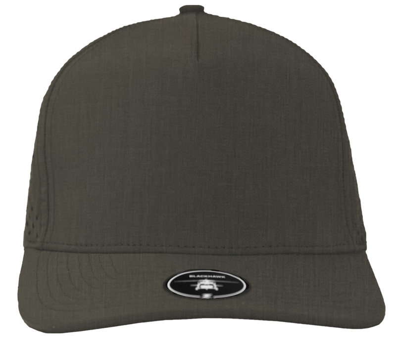 graphite blackhawk 5 panel snapback hat