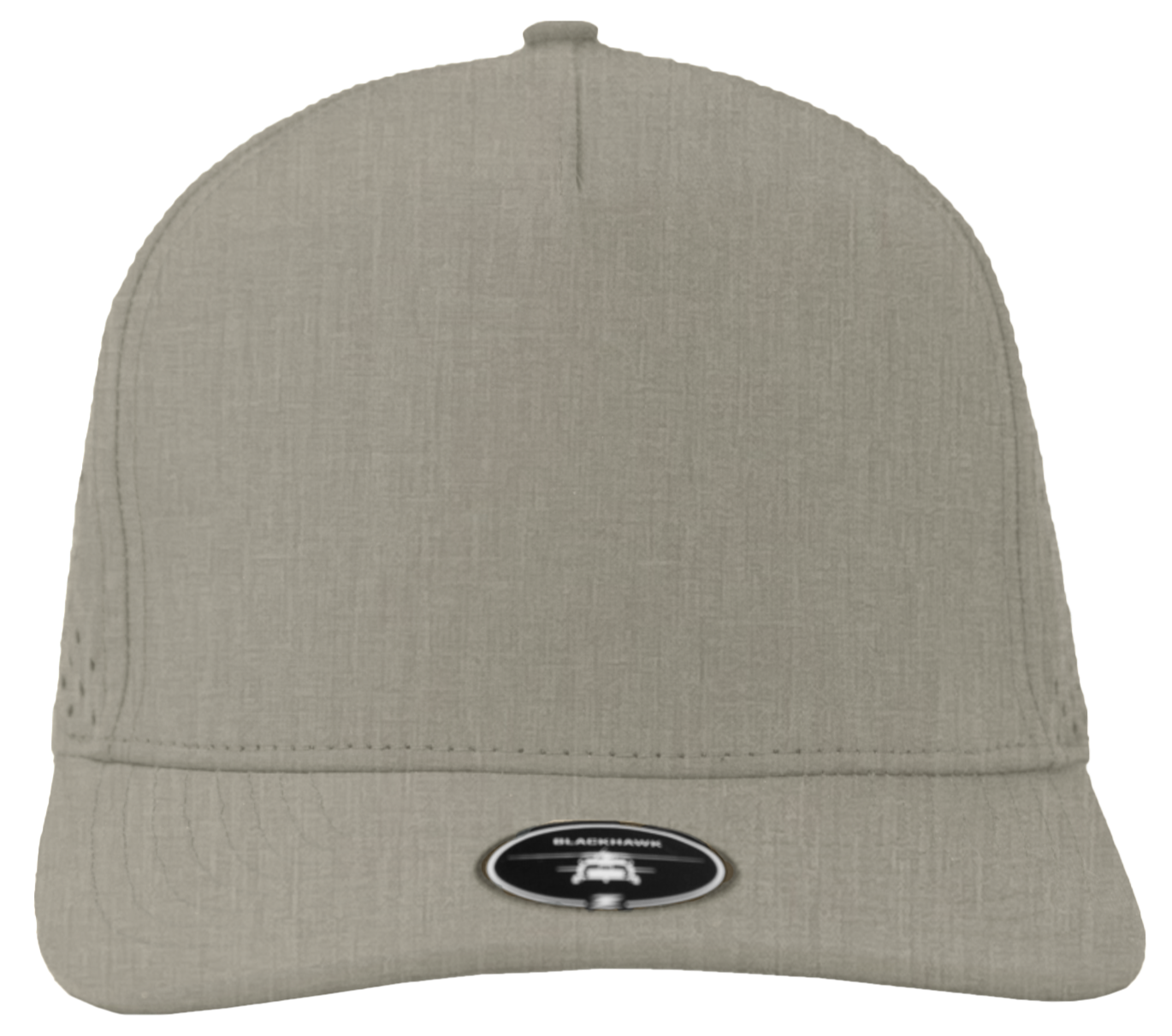 Heather Grey blackhawk 5 panel snapback hat